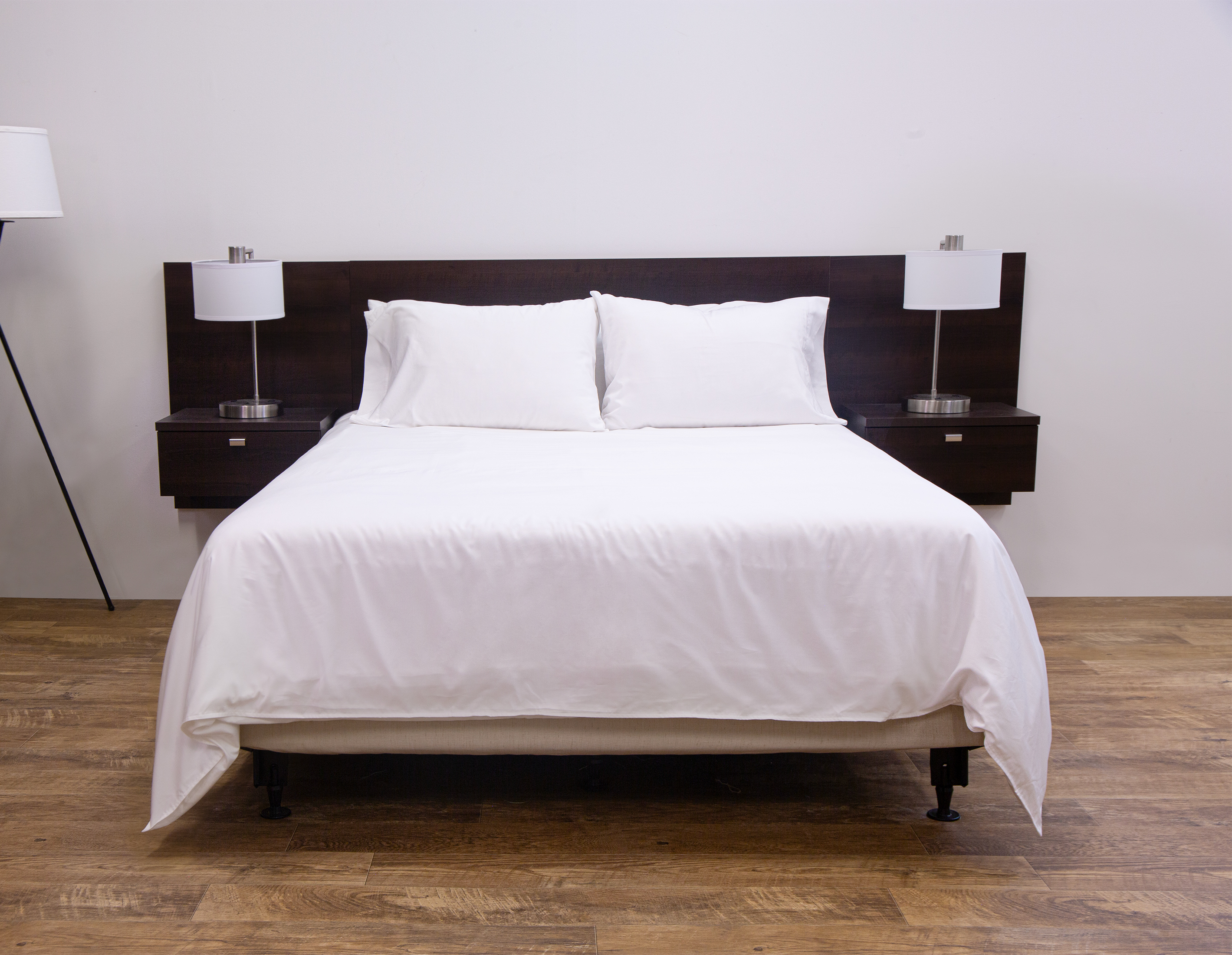 Dressed Bed with Duvet Cover