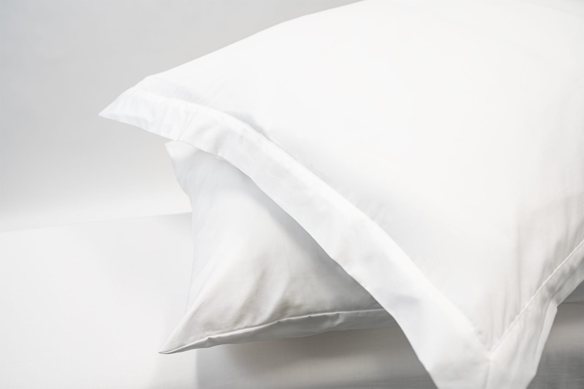Pillow Shams on Dressed Bed